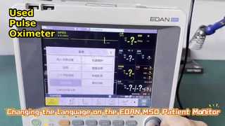 Взгляд поближе: бывший в употреблении пульсоксиметр Mindray PM50, детектор насыщения крови кислородом